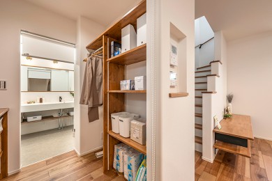 注文住宅の収納計画が考えられた間取り