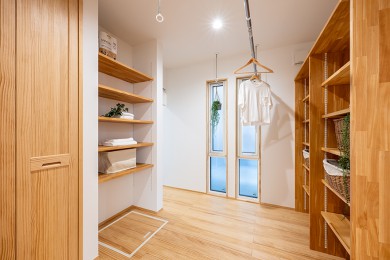 注文住宅の洗濯動線の間取り