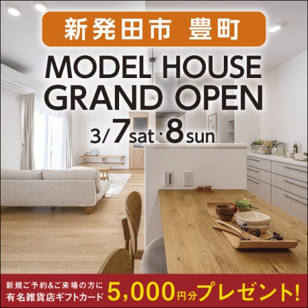 平屋｜新発田市豊町｜NEWモデルハウス完成見学会【2日間限定】