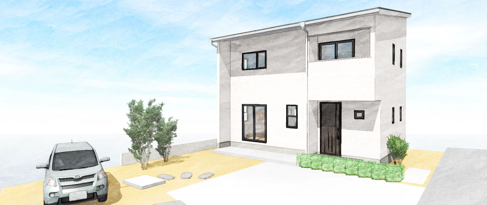 中央区上沼モデルA｜注文住宅・一戸建て新潟ならオフィスHanako 