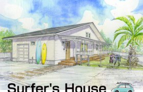 平屋のSurfer's House完成見学会　チラシ配布のお知...