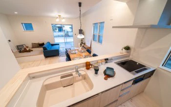 主婦目線の家事導線が魅力的な回遊性のある間取りと色使いが可愛い Natural style×君津市I さんのお家⌂ 